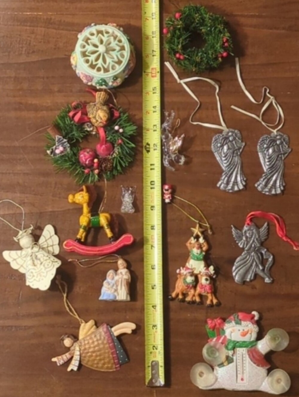 Lot of 15 Vintage Christmas Decorations